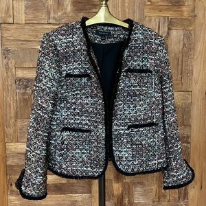 Like new Multicolor Tweed Blazer with subtle sparkle
